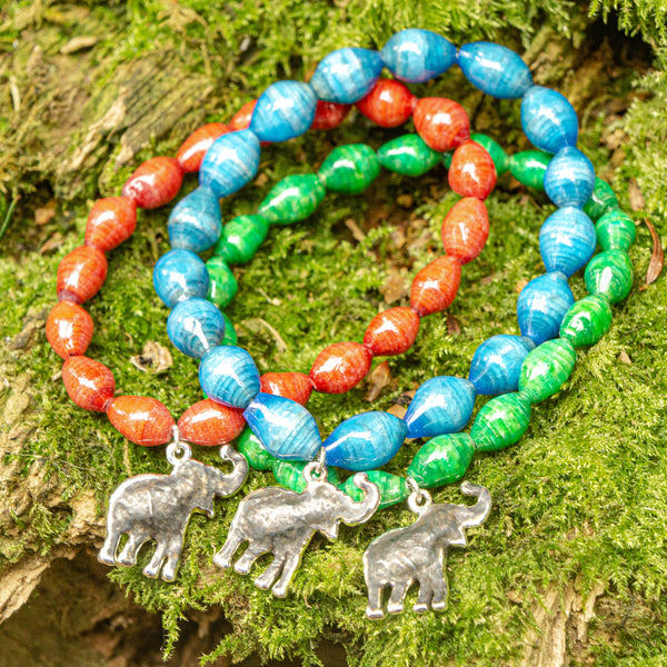 Elephant Charm Bracelet