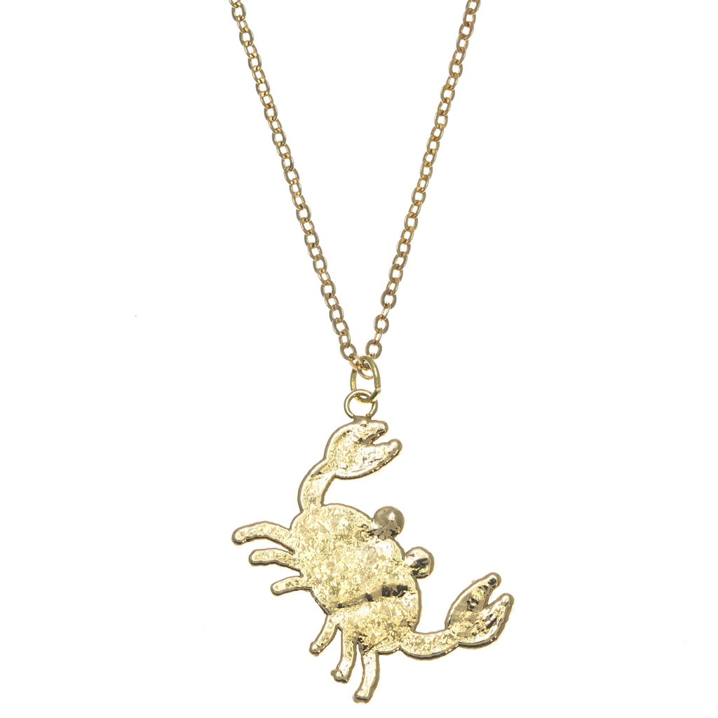 Gumbo Chain Gold Crab Pendant – ROC Jewellery