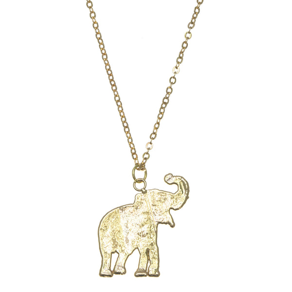 Gold Elephant Pendant