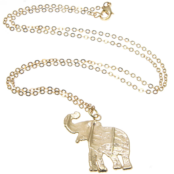 Gold Elephant Pendant