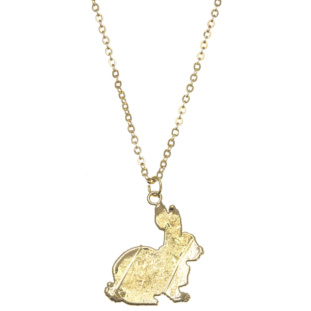 Gold Rabbit Pendant ROC Jewellery