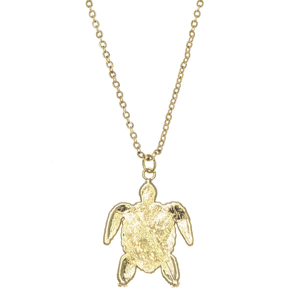 Gold Turtle Pendant