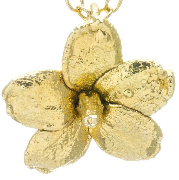Miniature Gold Water Jasmine Pendant