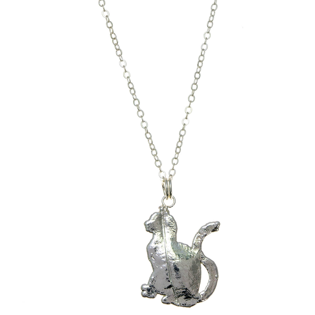 Silver Cat Pendant