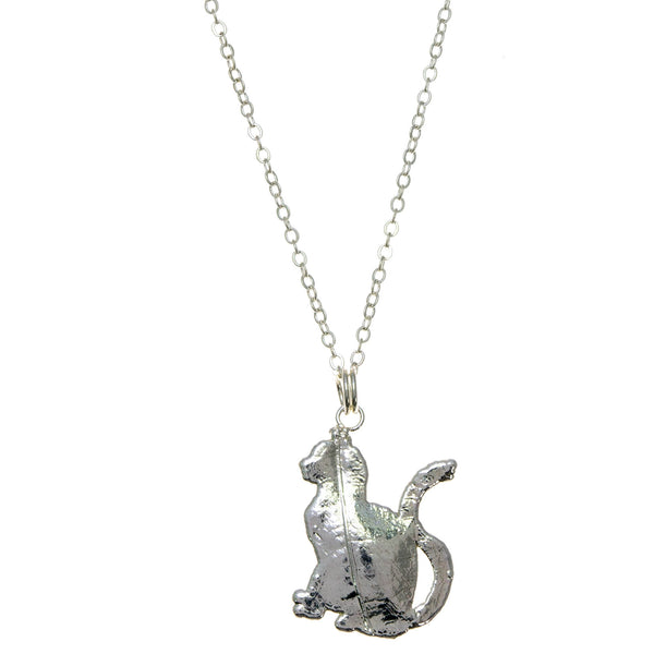 Silver Cat Pendant