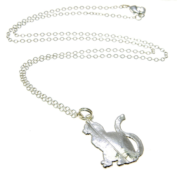 Silver Cat Pendant
