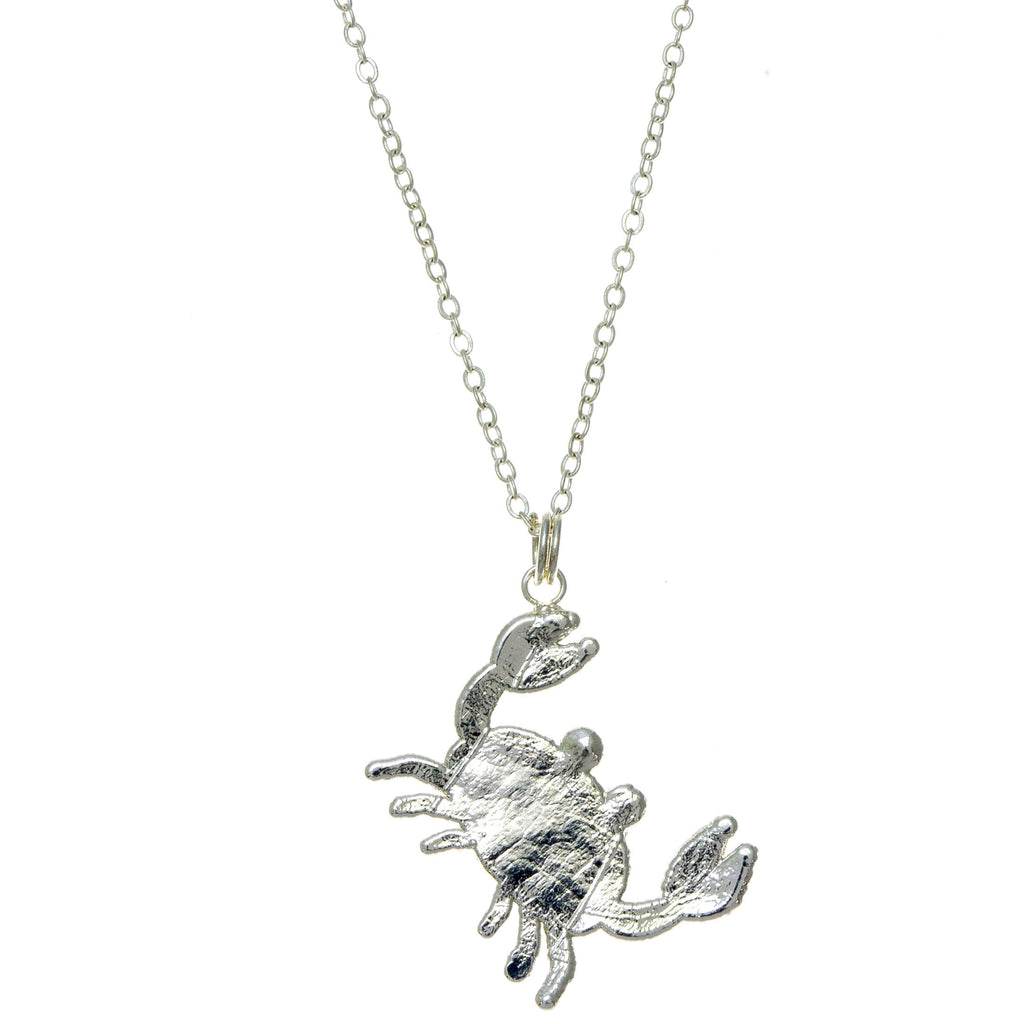 Silver Crab Pendant