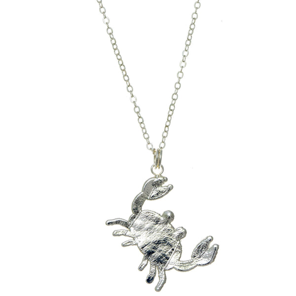 Silver Crab Pendant