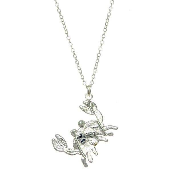 Silver Crab Pendant