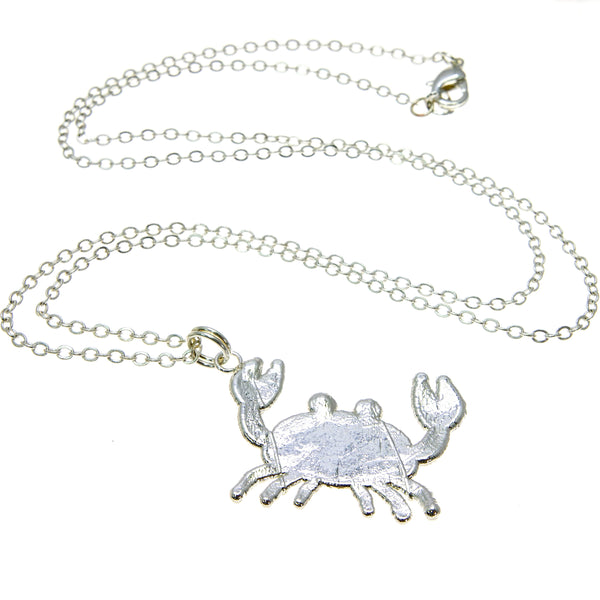 Silver Crab Pendant