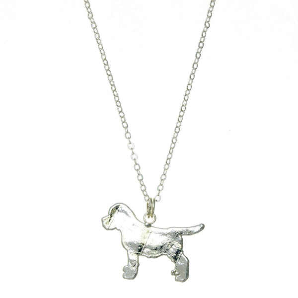 Silver Dog Pendant