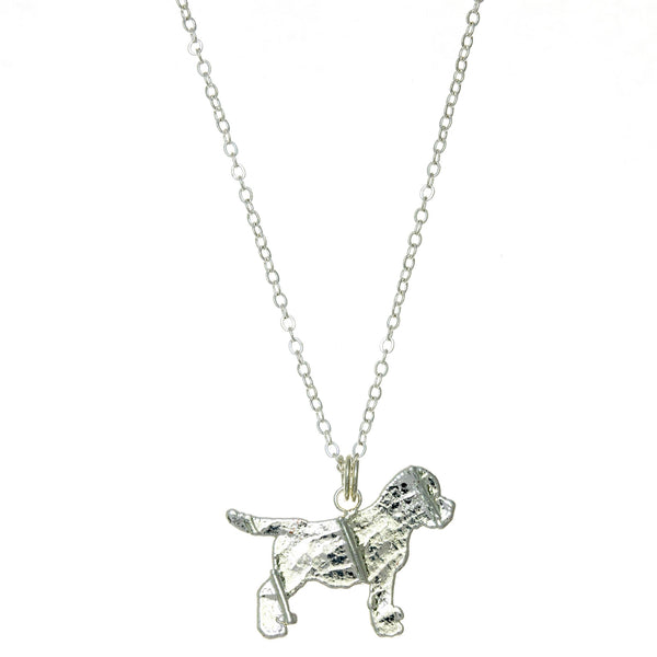 Silver Dog Pendant