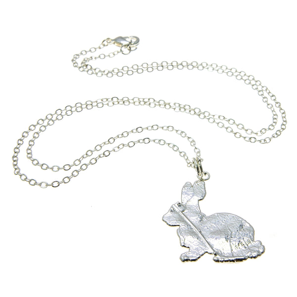 Silver Rabbit Pendant
