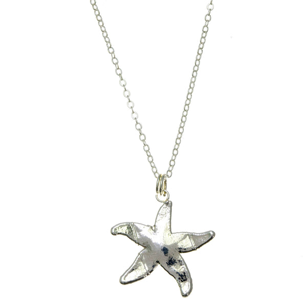 Silver Starfish Pendant