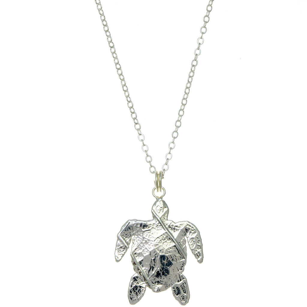 Silver Turtle Pendant