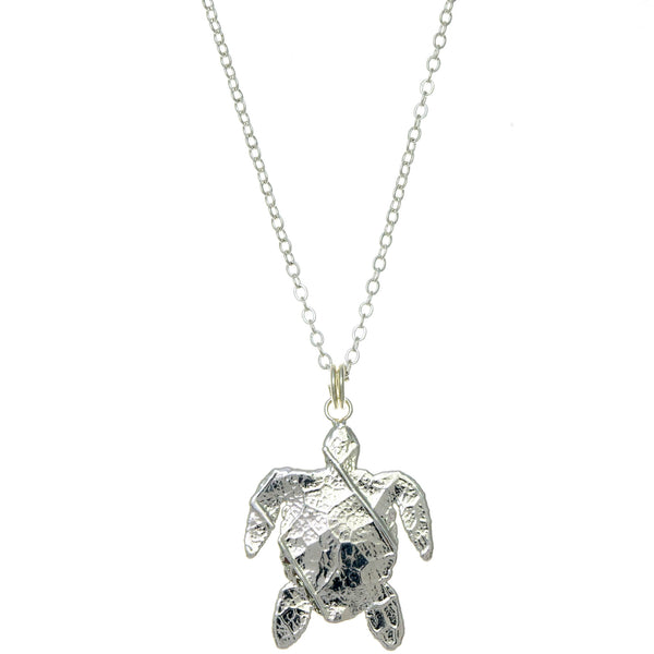 Silver Turtle Pendant