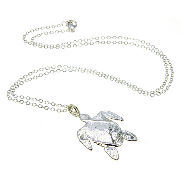 Silver Turtle Pendant
