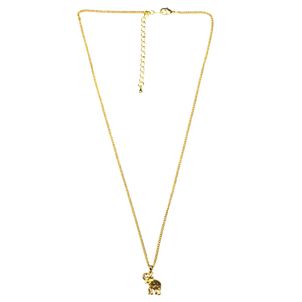Miniature Gold Elephant Pendant